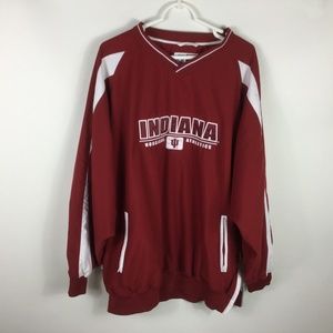 VTG 90s Indiana Hoosiers Jacket Pullover Windbreak